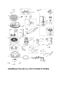 Motor-Starter / Flywheel parts for Briggs & Stratton Lawn & Garden Engine 44R677-0035-G1 from AppliancePartsPros.com