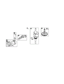 Crankshaft / Piston Assembly parts for Briggs & Stratton Lawn & Garden Engine 44U877-0021-G1 from AppliancePartsPros.com