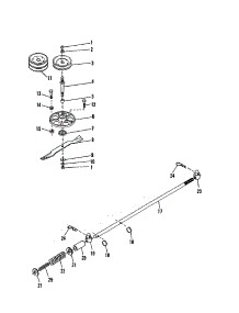 Blade Spindle Pulley / Blade parts for Agri-Fab Mower Attachment 45-0305 from AppliancePartsPros.com