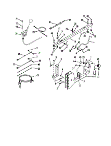 Throttle / Choke / Hitch parts for Agri-Fab Mower Attachment 45-03051 from AppliancePartsPros.com