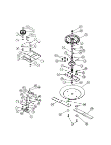 Idler Mounting Bracket / Pulley parts for Agri-Fab Mower Attachment 45-0307 from AppliancePartsPros.com
