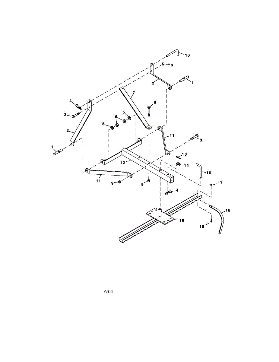 Parts for Agri-Fab 45-0357: 3 Point Hitch Landscrape Rake Parts ...
