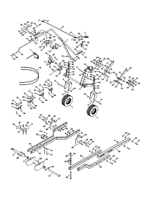 Wheels / Caster / Mounting Tube parts for Agri-Fab Gas Snowblower 45-0418 from AppliancePartsPros.com
