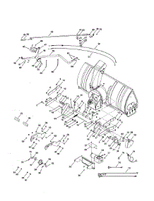 Lift Shaft / Winch parts for Agri-Fab Snowblower Attachment 45-0491 from AppliancePartsPros.com