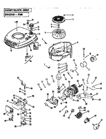 Engine Group parts for Lawnboy Gas Walk-Behind Mower 4502 from AppliancePartsPros.com