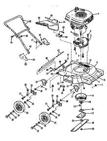 Deck, Shroud And Handle Group parts for Lawnboy Gas Walk-Behind Mower 4502 from AppliancePartsPros.com