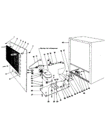 Unit Parts parts for Marvel Upright Freezer 45FF from AppliancePartsPros.com