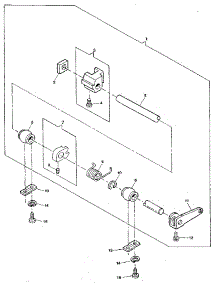 Alpha Feed parts for Singer Mechanical Sewing Machine 4624 from AppliancePartsPros.com