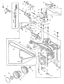 Pattern, Stitch Length Control & Cam Controlled Feed parts for Singer Mechanical Sewing Machine 4624 from AppliancePartsPros.com