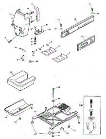 Cover And Add Ons parts for Singer Mechanical Sewing Machine 4624 from AppliancePartsPros.com