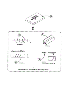 Window Installation Kit parts for Carrier Room Air Conditioner 462AJC018BA from AppliancePartsPros.com