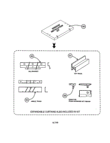 Window Installation Kit parts for Carrier Room Air Conditioner 462AJC024BA from AppliancePartsPros.com