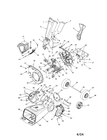 Chipper Chute / Wheels / Hopper parts for Mtd Chipper Shredder 465 from AppliancePartsPros.com