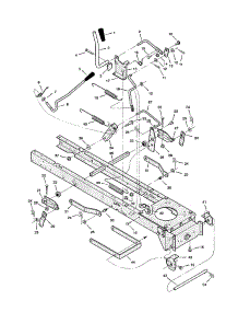 Mower Housing Suspension parts for Murray Front-Engine Lawn Tractor 46569X9A from AppliancePartsPros.com