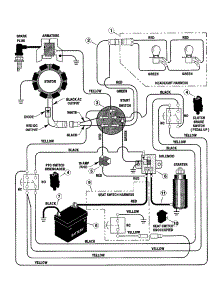 Electrical System parts for Murray Front-Engine Lawn Tractor 46569X9A from AppliancePartsPros.com