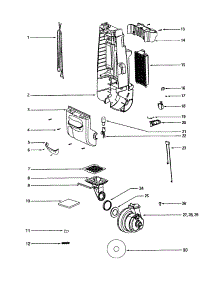 Motor Cover parts for Eureka Upright Vacuum 4660AT from AppliancePartsPros.com