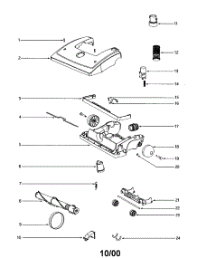 Hood parts for Eureka Upright Vacuum 4670AT from AppliancePartsPros.com