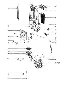 Motor Cover parts for Eureka Upright Vacuum 4670AT from AppliancePartsPros.com