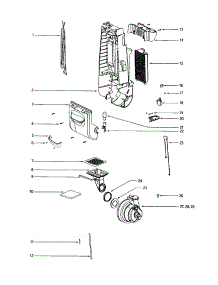 Motor Cover parts for Eureka Upright Vacuum 4670AT-1 from AppliancePartsPros.com