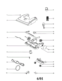 Hood parts for Eureka Upright Vacuum 4672ATV from AppliancePartsPros.com