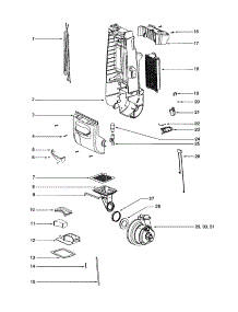Motor Cover parts for Eureka Upright Vacuum 4680AT-1 from AppliancePartsPros.com