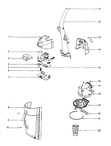 Cyclone parts for Eureka Upright Vacuum 4680AT-3 from AppliancePartsPros.com