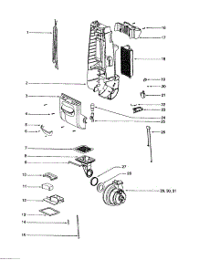 Motor Cover parts for Eureka Upright Vacuum 4684AT from AppliancePartsPros.com