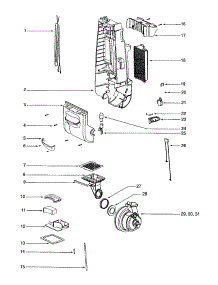 Motor Cover parts for Eureka Upright Vacuum 4684AT-1 from AppliancePartsPros.com