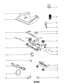 Hood parts for Eureka Upright Vacuum 4685AT from AppliancePartsPros.com