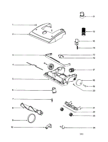 Hood parts for Eureka Upright Vacuum 4686ATV from AppliancePartsPros.com