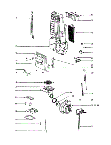 Motor Cover parts for Eureka Upright Vacuum 4686ATV from AppliancePartsPros.com