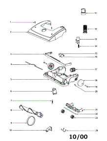 Hood parts for Eureka Upright Vacuum 4687AT from AppliancePartsPros.com