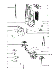 Motor Cover parts for Eureka Upright Vacuum 4687AT from AppliancePartsPros.com