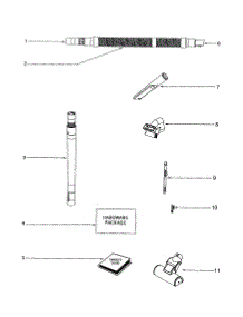 Hose parts for Eureka Upright Vacuum 4688ATV from AppliancePartsPros.com