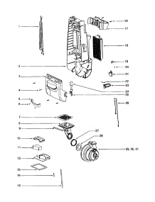 Motor Cover parts for Eureka Upright Vacuum 4689ATV from AppliancePartsPros.com