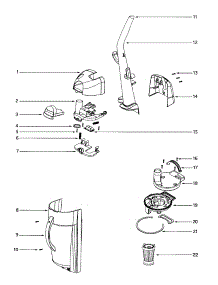 Cyclone Assembly parts for Eureka Upright Vacuum 4689ATV-1 from AppliancePartsPros.com