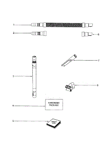 Hose parts for Eureka Upright Vacuum 4696AV from AppliancePartsPros.com