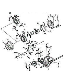 Transaxle parts for Troy-Bilt Chipper Shredder 47282 from AppliancePartsPros.com