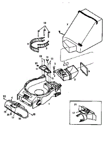 Housing Collection Assembly parts for Troy-Bilt Chipper Shredder 47292 from AppliancePartsPros.com