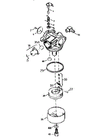 Carburetor parts for Troy-Bilt Chipper Shredder 47298 from AppliancePartsPros.com
