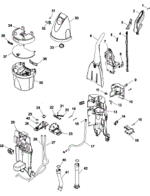 Handle parts for Kenmore Upright Vacuum 473.85921400 (47385921400, 473 85921400) from AppliancePartsPros.com