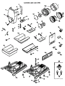 Covers And Add Ons parts for Kenmore Mechanical Sewing Machine 484.13310 (48413310, 484 13310) from AppliancePartsPros.com