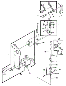 Needle Bar, Presser Bar & Take-Up parts for Kenmore Mechanical Sewing Machine 484.13331 (48413331, 484 13331) from AppliancePartsPros.com