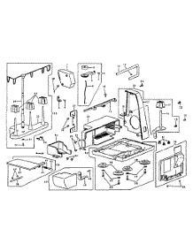 Base Assembly parts for Kenmore Overlock Sewing Machine 484.1464180 (4841464180, 484 1464180) from AppliancePartsPros.com