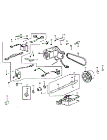 Motor And Transformer parts for Kenmore Overlock Sewing Machine 484.1464180 (4841464180, 484 1464180) from AppliancePartsPros.com