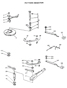 Pattern Selector parts for Kenmore Sewing Machine 484.1554180 (4841554180, 484 1554180) from AppliancePartsPros.com