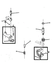 Needle Position parts for Kenmore Mechanical Sewing Machine 484.16331 (48416331, 484 16331) from AppliancePartsPros.com