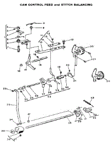 Cam Control Feed And Stitch Balancing parts for Kenmore Sewing Machine 484.1744180 (4841744180, 484 1744180) from AppliancePartsPros.com