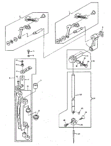 Needle Bar & Thread Take-Up For New Head End parts for Kenmore Mechanical Sewing Machine 484.18331 (48418331, 484 18331) from AppliancePartsPros.com
