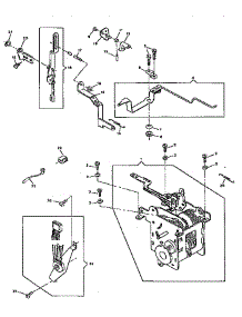 Pattern,Stitch Length Ctrl & Cam Controlled Feed parts for Kenmore Mechanical Sewing Machine 484.18424 (48418424, 484 18424) from AppliancePartsPros.com